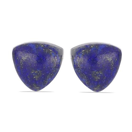 BUY 925 SILVER LAPIS LAZULI SINGLE STONE EARRINGS